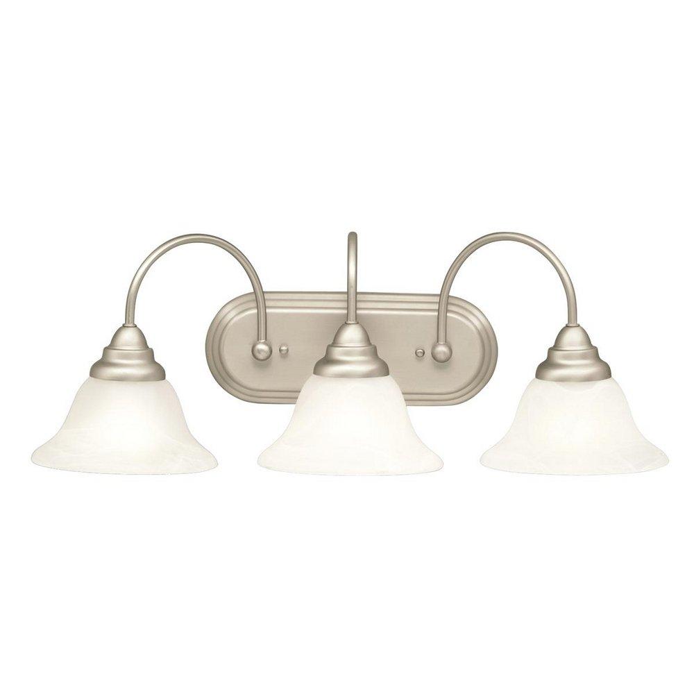Kichler Lighting Brushed Nickel 100W 3-Light Medium Base A Bracket 