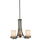 Kichler Lighting Olde Bronze 100W 3-Light Medium Mini Chandelier 