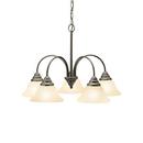 Kichler Lighting Olde Bronze 100W 5-Light Medium Chandelier with Alabaster Swirl 