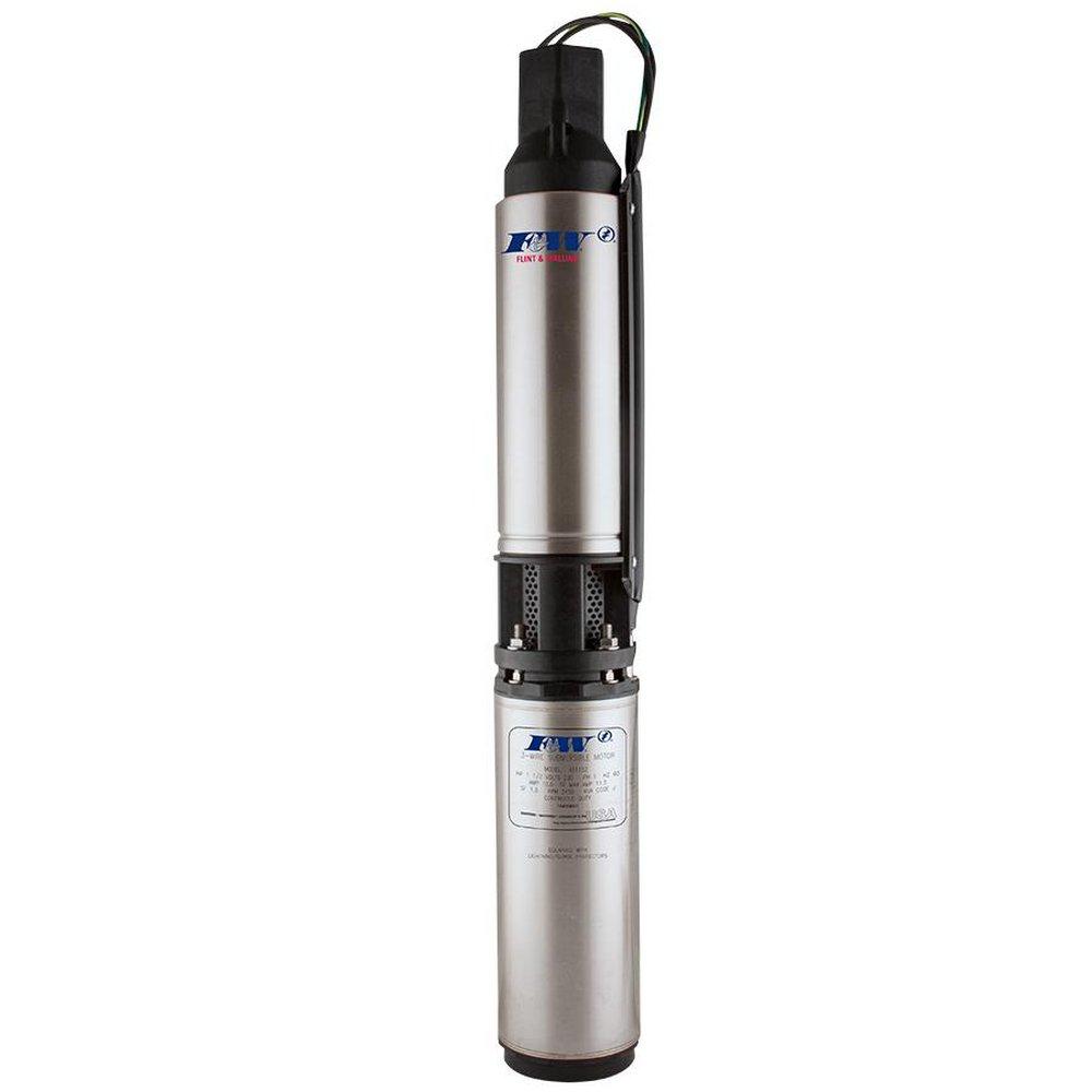 Flint & Walling 10-Stage Stainless Steel Submersible Pump 