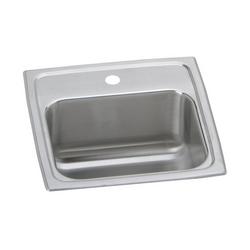15 x 15 in. Drop-in Stainless Steel 1 Hole Bar Sink in Brushed Satin