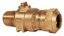 1 in. CC x Quick Joint Brass Ball Corp Valve
