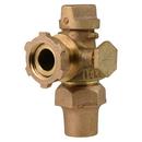 3/4 in. Flared x Meter Yoke Angle Valve with Drain