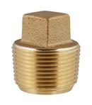 Ford Meter Box Male Threaded Brass Plug with Square Head 