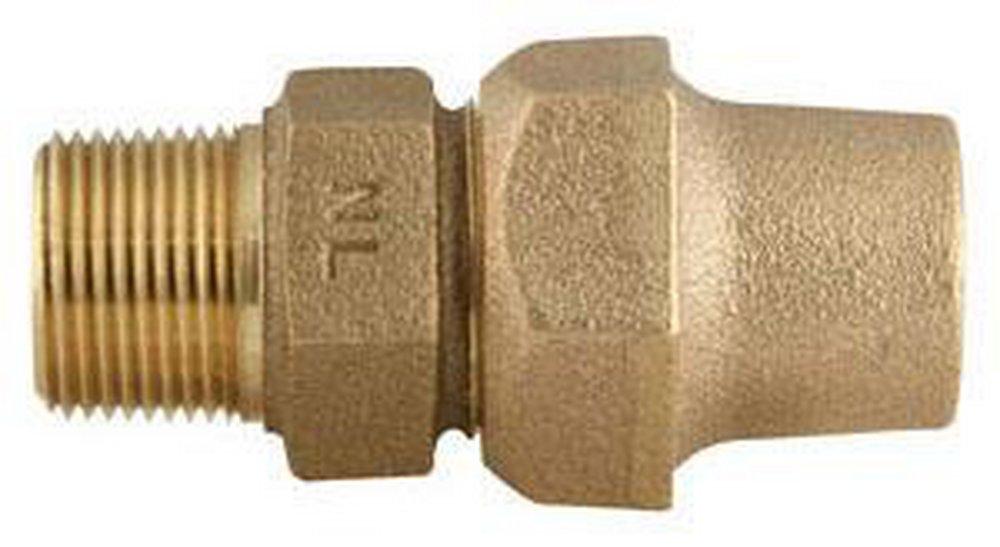 Ford Meter Box 2 in. Flare x MIPS Brass Coupling | Ferguson