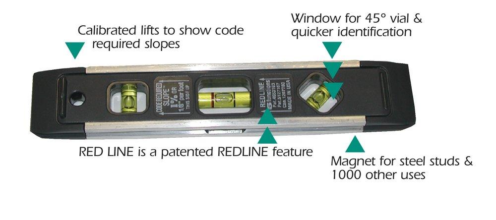 Atlanta Special Products Grey Redline 5 Function Torpedo Level 
