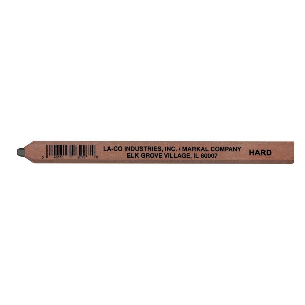 Markal® Black 7 in. Lead Pencil for Cardboard, Concrete, Paper and Wood 