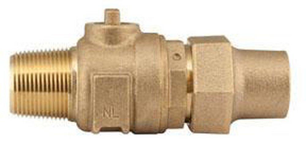 Ford Meter Box CC x Flare Brass Ball Corp Valve 