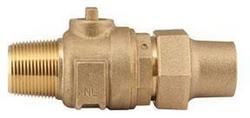 1 in. CC x Flare Brass Ball Corp Valve
