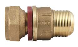1-1/2 in. Female Copper Flare Thread x Male Flare Copper Brass Service Insulator