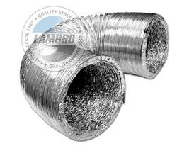 3 in. x 8 ft. Silver Uninsulated Flexible Air Duct