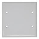 Mulberry Metal Products Stainless Steel 2-Gang Blank Plate 