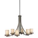 Kichler Lighting Olde Bronze 35-3/4 in. 100W 6-Light Medium Incandescent Chandelier 