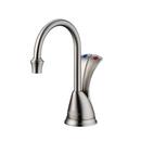 0.7 gpm 1 Hole Deck Mount Hot Water Dispenser with Double Lever Handle in Satin Nickel