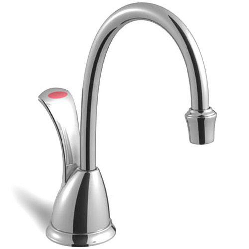 InSinkErator&reg; Polished Chrome 0.7 gpm 1 Hole Deck Mount Hot Water Dispenser with Single Lever Handle 