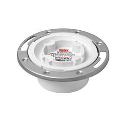 3 x 4 in. PVC Easy Tap Closet Flange With Stainless Steel Ring