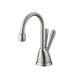 Satin Nickel Hot and Cold Water Dispenser