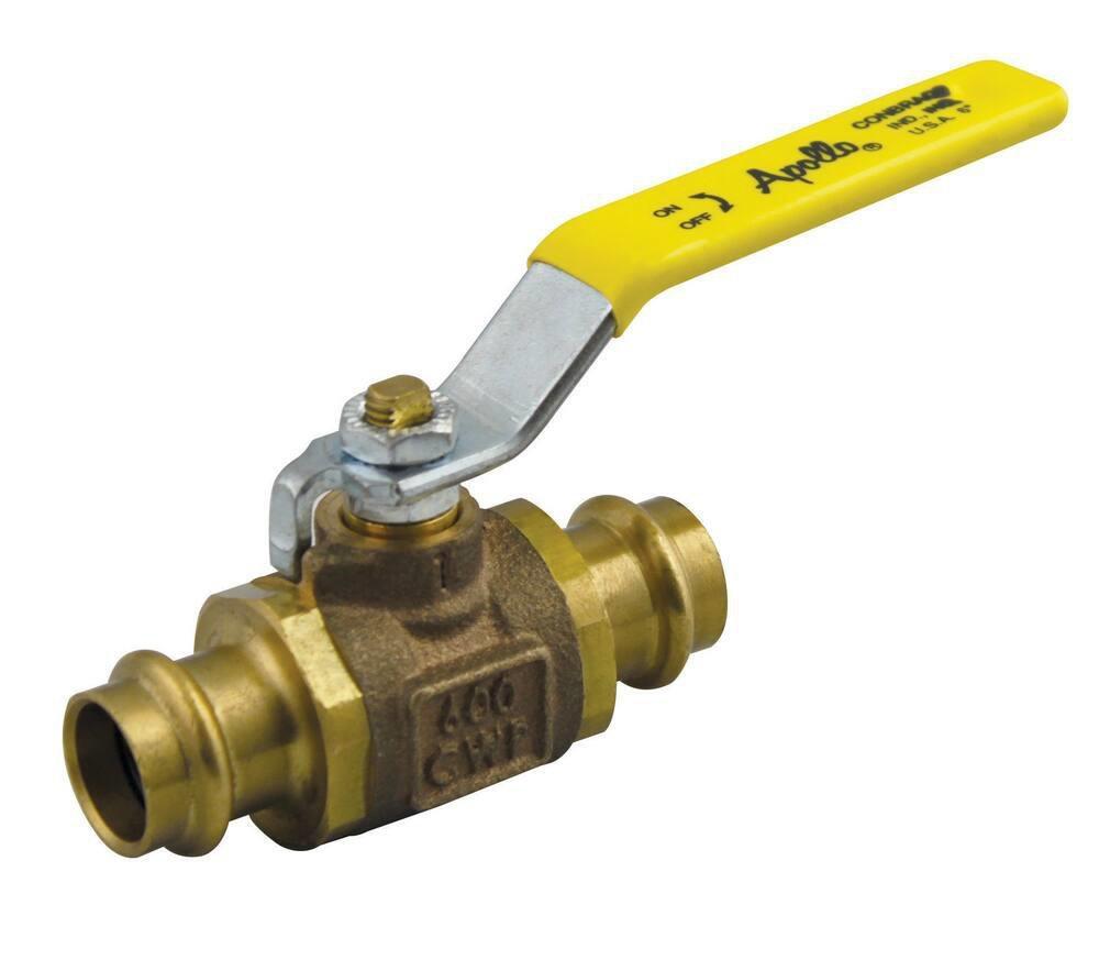 Apollo&reg; Press Cast Bronze Full Port Press 200# Ball Valve 