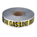 Empire Level Black Caution Gas Line Below Tape in Yellow 