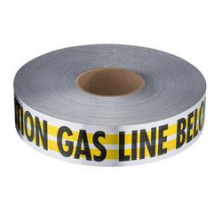 1000 ft. Caution Gas Line Below Tape in Yellow