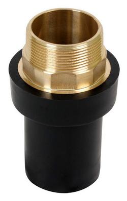 4 in. MPT x IPS Threaded External Coated Transition Fitting