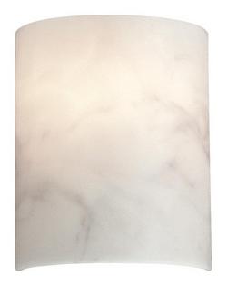 1-Light Wall Sconce in Light Alabaster Dust