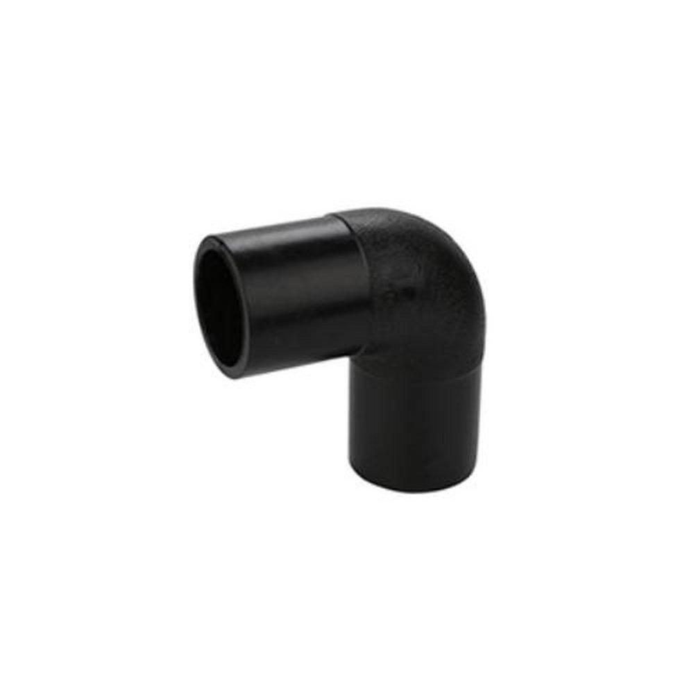 Industrial Pipe Fittings IPS 160# Straight DR 11 Fabricated HDPE 90 Degree Elbow 3-Piece 