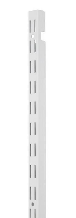 60 in. Steel Wall Shelf Track in White