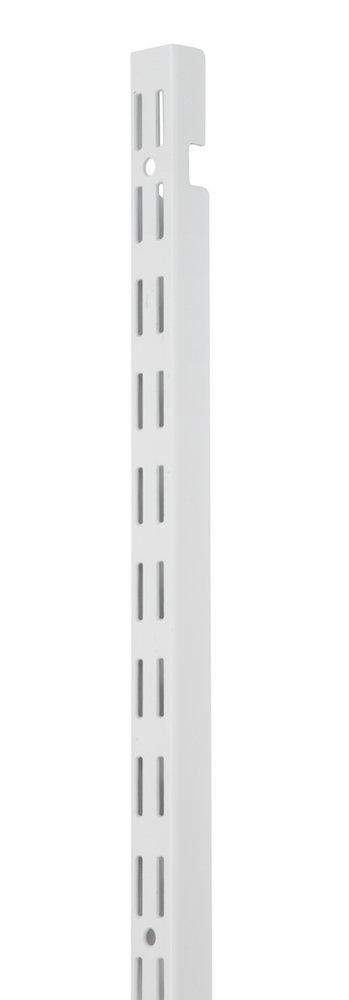 ClosetMaid White Steel Wall Shelf Track in White 
