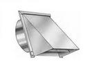 Galvanized Wall Cap with 12 in. Damper Extension 