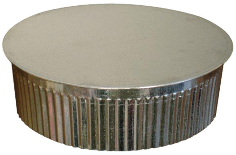 Royal Metal Products Carbon Steel Duct Cap in Round Duct 
