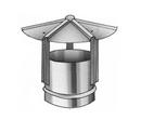 8 in. 28 ga Galvanized Round Shanty Cap