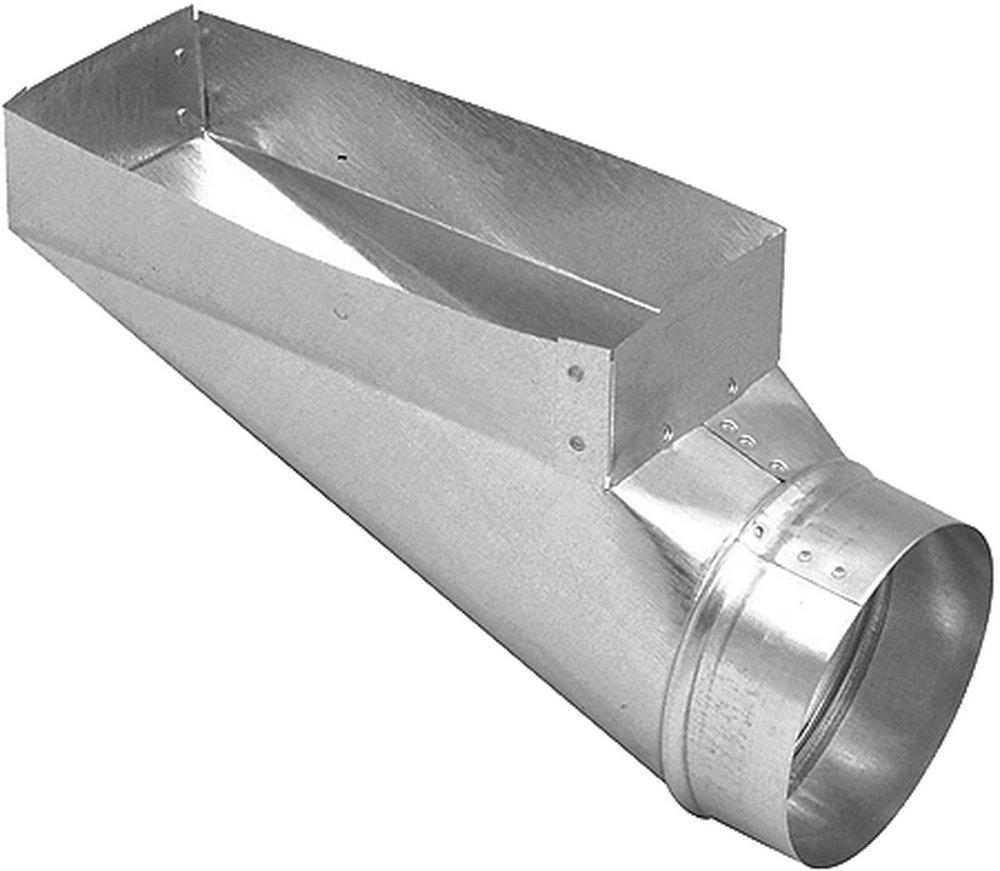 Royal Metal Products 7 in. Center Galvanized Steel End Boot 
