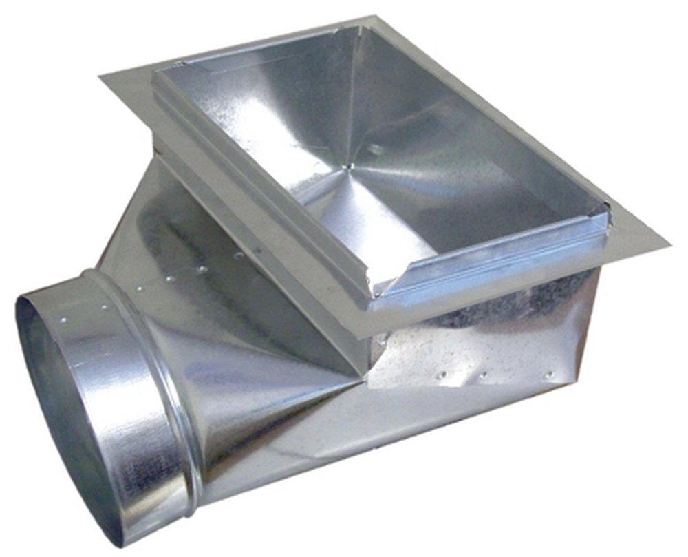 10 in. 90 Degree Boot Type-B Galvanized Steel 30 ga 