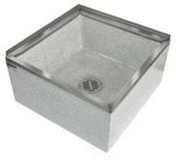 24 x 24 in. Mop Basin in Stainless Steel