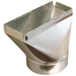 3-1/4 x 10 x 6 in. Straight Boot Galvanized Steel and Zinc Coated Steel 30 ga