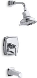 KOHLER Polished Chrome Single Handle Single Function Bathtub & Shower Faucet (Trim Only) 