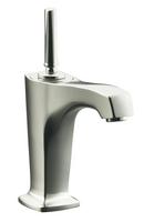 Single Handle Monoblock Bathroom Sink Faucet in Vibrant Polished Nickel