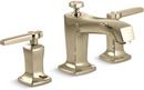Two Handle Widespread Bathroom Sink Faucet in Vibrant® French Gold