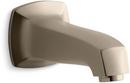 KOHLER Vibrant&reg; Brushed Bronze Wall Mount Non-Diverter Bath Spout 