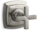 Volume Control Valve Trim with Single Cross Handle in Vibrant Brushed Nickel