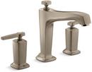 KOHLER Vibrant&reg; Brushed Bronze Two Handle Roman Tub Faucet 