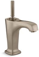 KOHLER Vibrant&reg; Brushed Bronze Single Handle Monoblock Bathroom Sink Faucet 