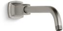 10-5/8 in.Shower Arm and Flange in Vibrant Brushed Nickel