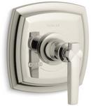 KOHLER Vibrant Polished Nickel Thermostatic Valve Trim with Lever Handle 