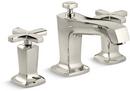 Two Handle Widespread Bathroom Sink Faucet in Vibrant Polished Nickel