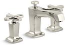 KOHLER Vibrant&reg; Polished Nickel Two Handle Widespread Bathroom Sink Faucet 