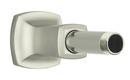 KOHLER Vibrant&reg; Brushed Nickel 3 in. Straight Ceiling-Mount Shower Arm and Flange 