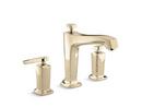 Two Handle Roman Tub Faucet in Vibrant® French Gold
