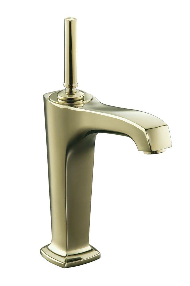 KOHLER Vibrant&reg; French Gold Single Handle Bathroom Sink Faucet 